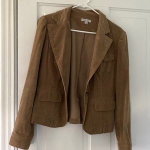Brown corduroy blazer